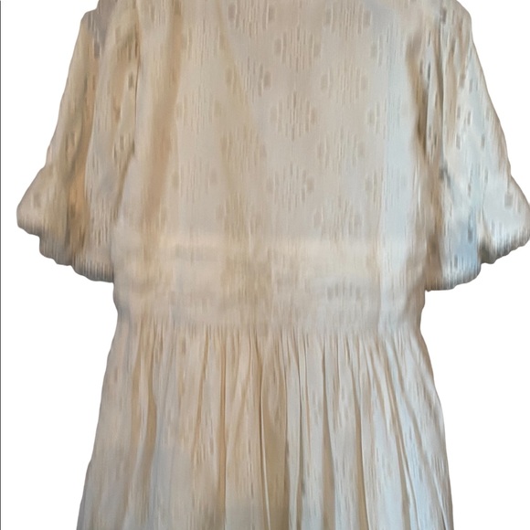 House of Harlow 1960 Boho Ivory Eyelet Peasant Dress - Picture 6 of 15